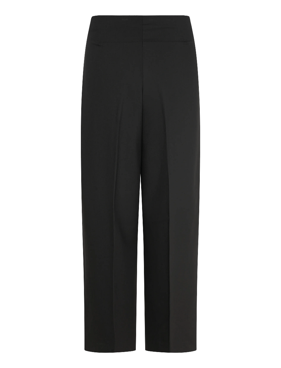 Soaked - SLCorinne Wide Cropped Pants - wijde broeken - black - 2