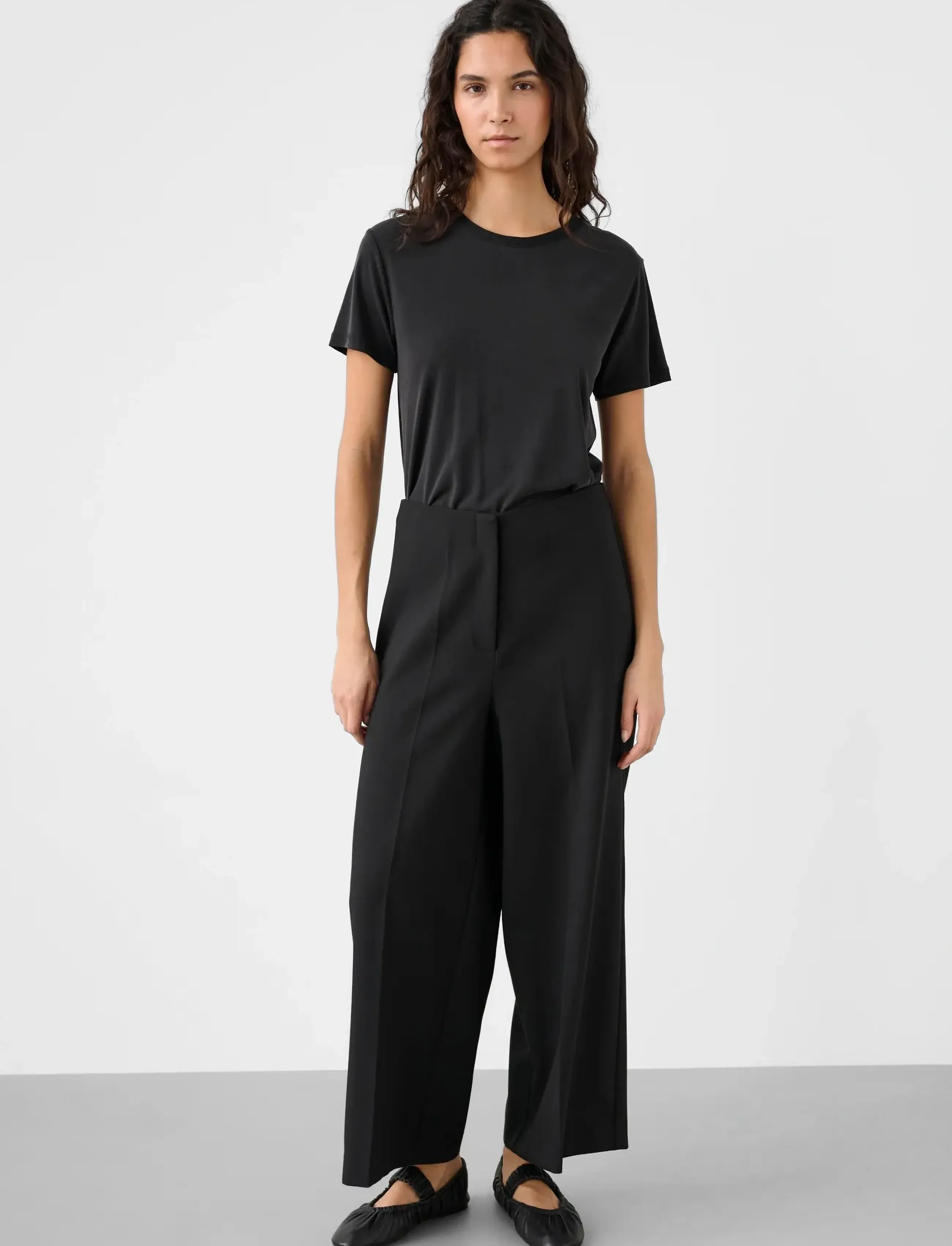 Soaked Slcorinne Wide Cropped Pants kostymbyxor dam – bild 2