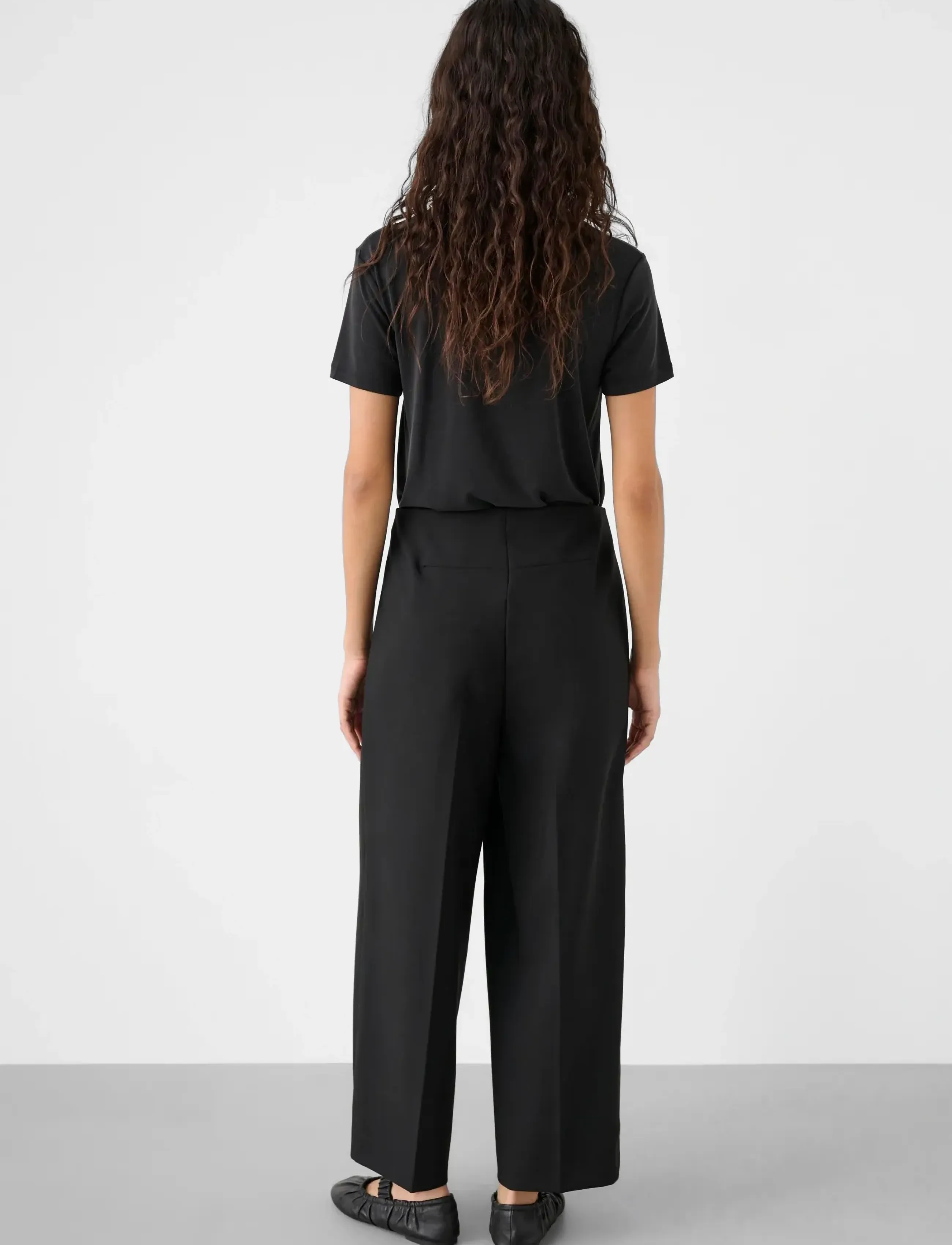 Soaked Slcorinne Wide Cropped Pants kostymbyxor dam – bild 3