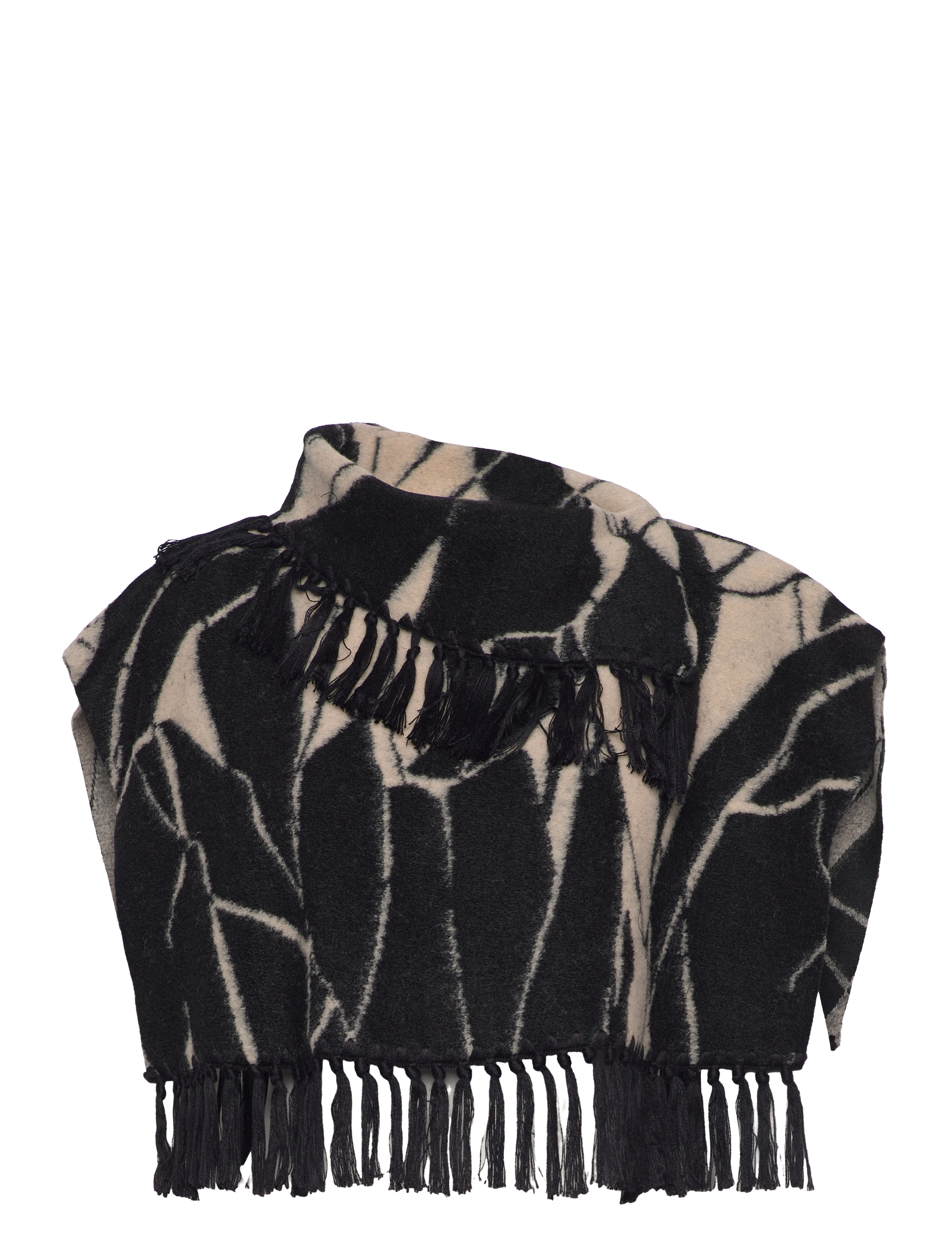 Soaked SLGale Bib - Huivit - BLACK & WHITE ROCK PRINT / black