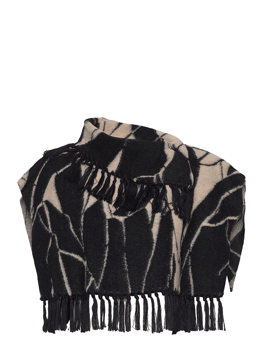 Soaked - SLGale Bib - winterschals - black & white rock print - 0