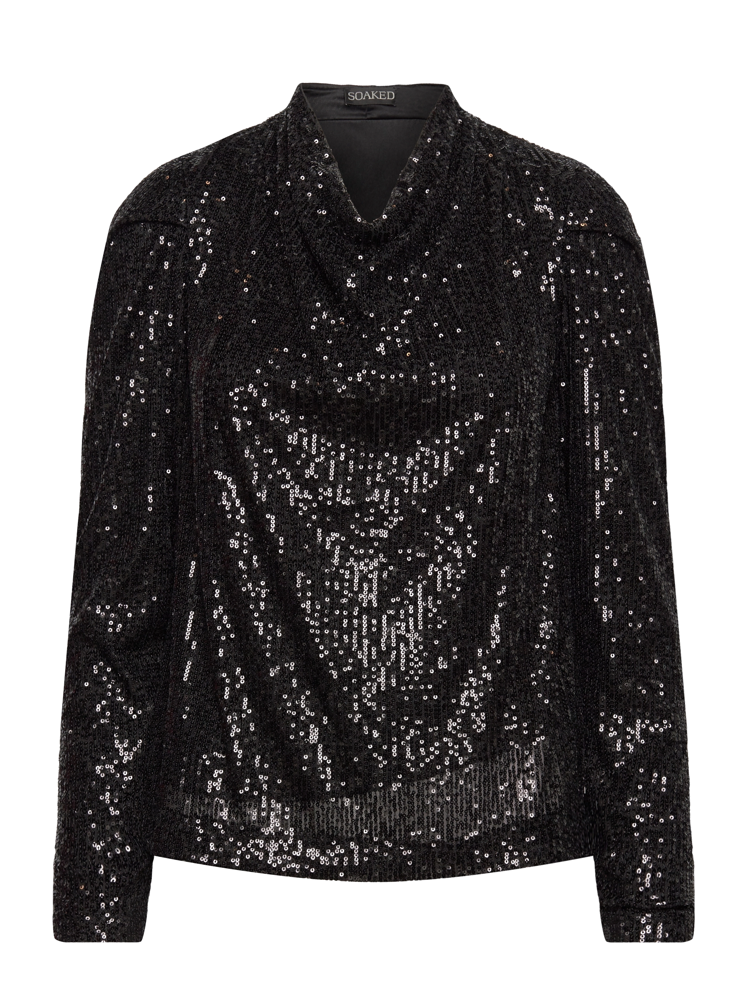SOAKED Slsuse Bluse Schwarz - XS - Damen