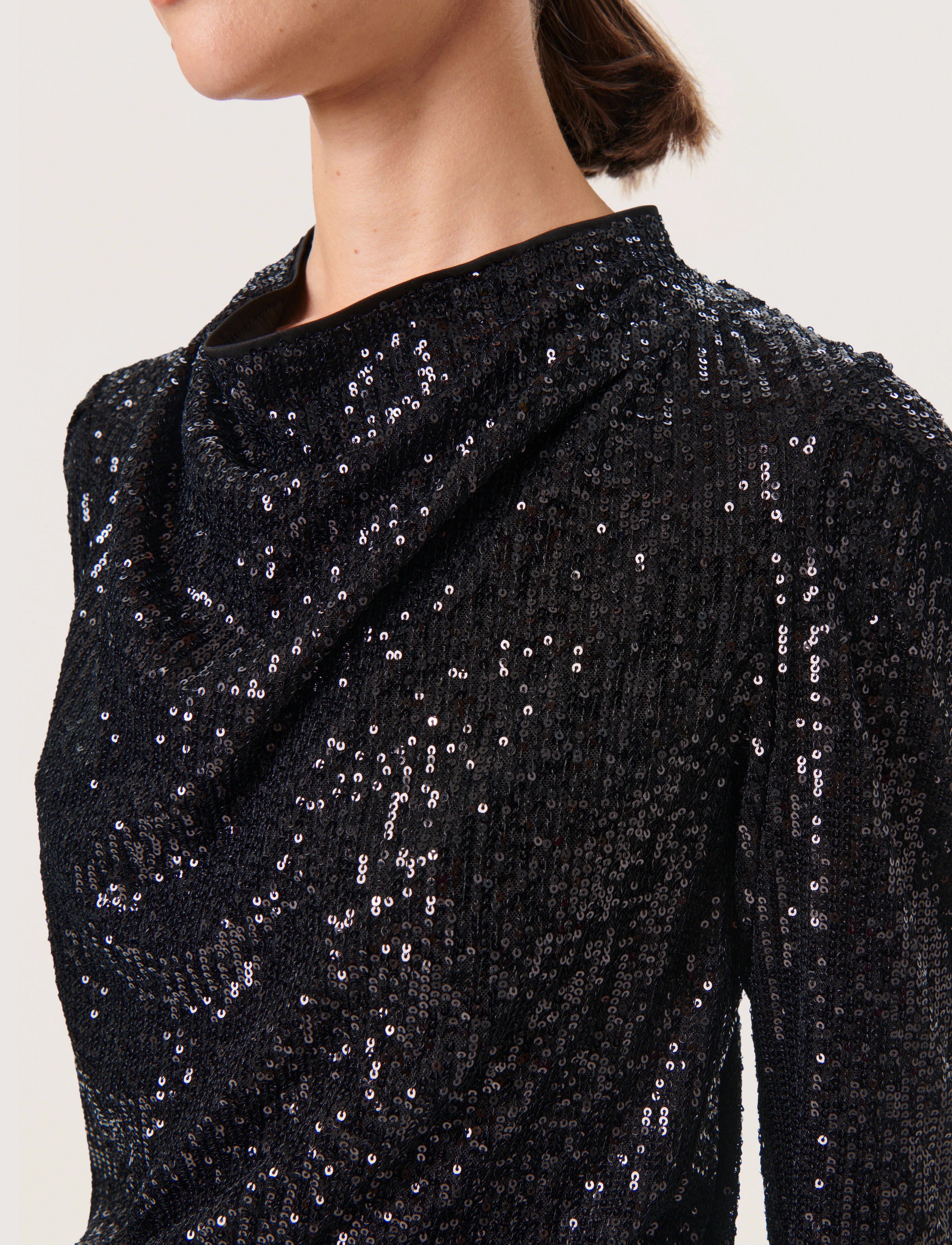 Soaked - SLSuse Blouse - langærmede bluser - black - 5