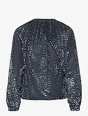 Soaked in Luxury - SLNicha Blouse - long-sleeved blouses - faded denim burn out - 2
