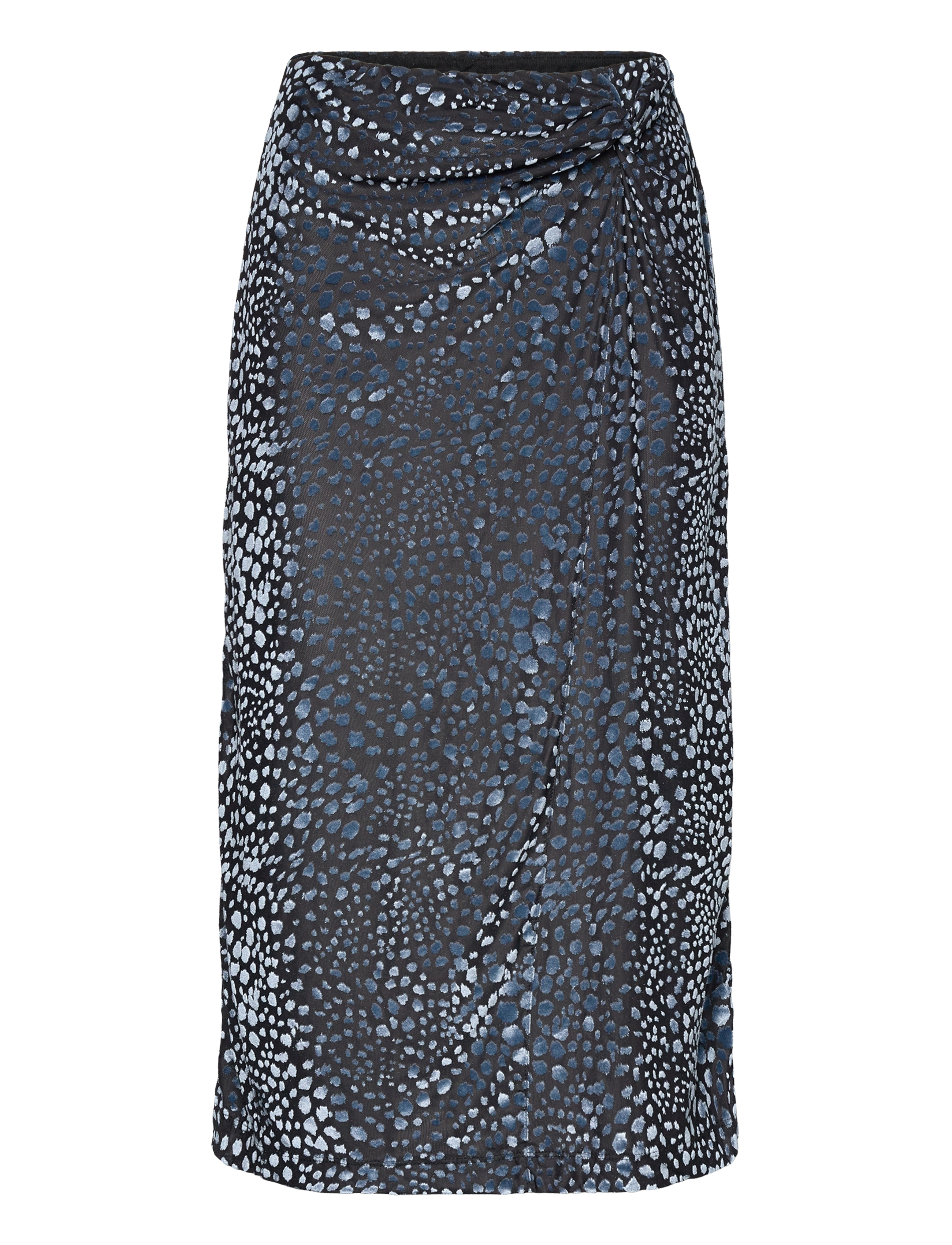 Soaked SLNicha Skirt - Soaked in Luxury - FADED DENIM BURN OUT / blue