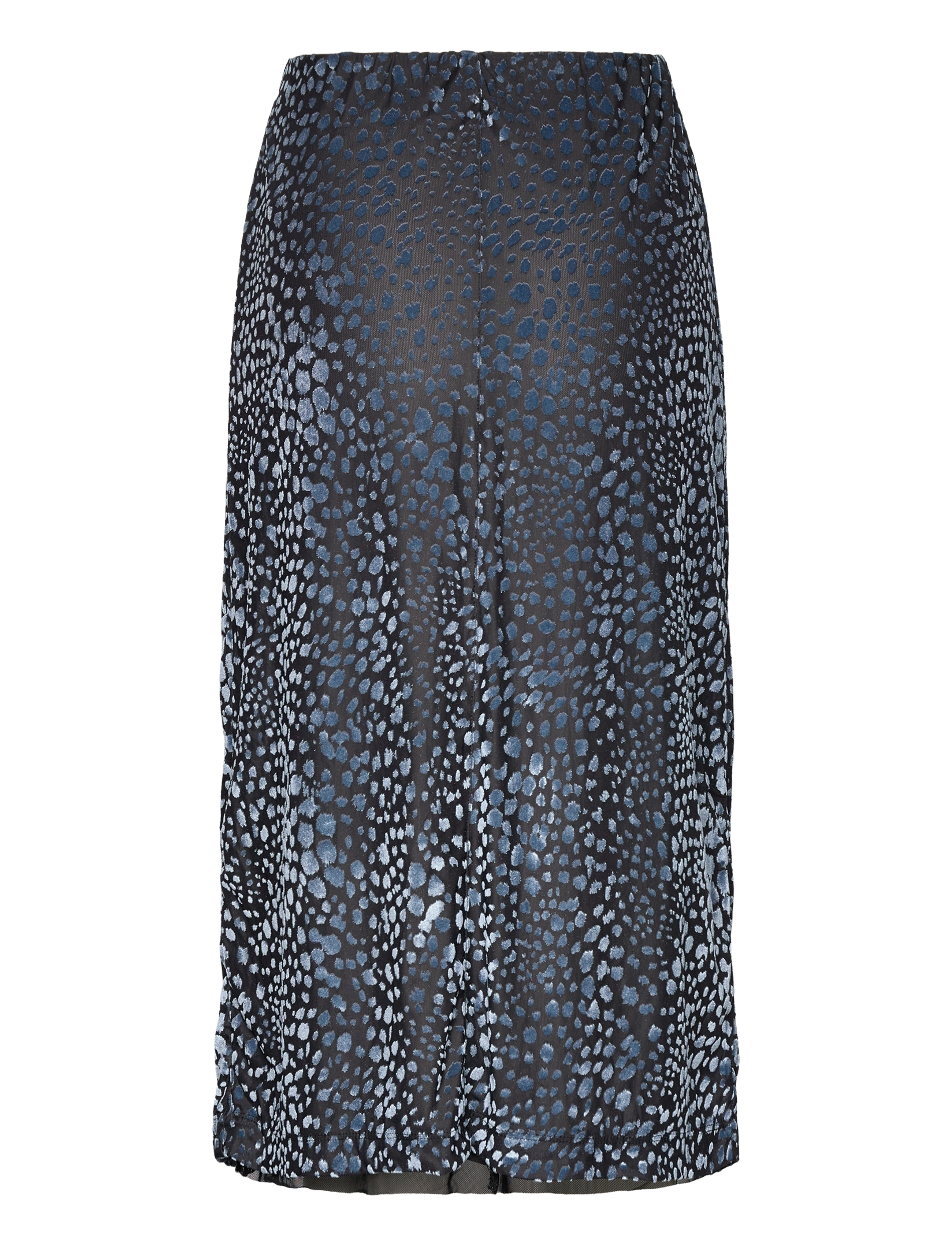 Soaked - SLNicha Skirt - midi nederdele - faded denim burn out - 2