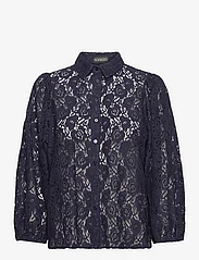 Soaked in Luxury - SLWela Stefani Blouse LS - bluzki z długimi rękawami - night sky - 0