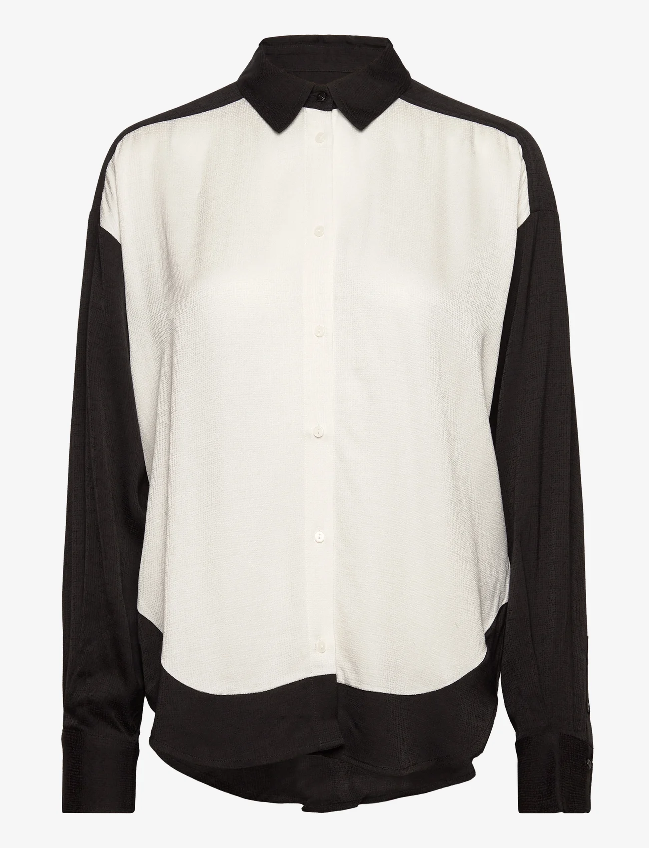 Soaked in Luxury - SLMarjory Shirt LS - langärmlige blusen - whisper white - 0