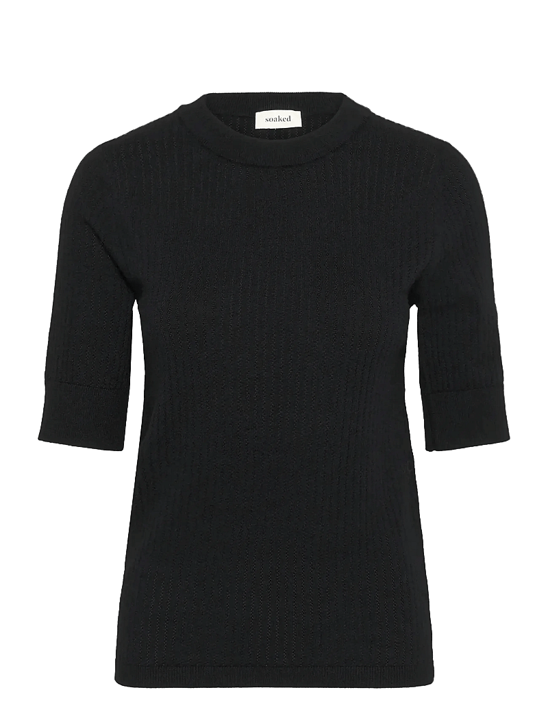 Soaked in Luxury - SLSpina Tee - t-shirts - black - 1