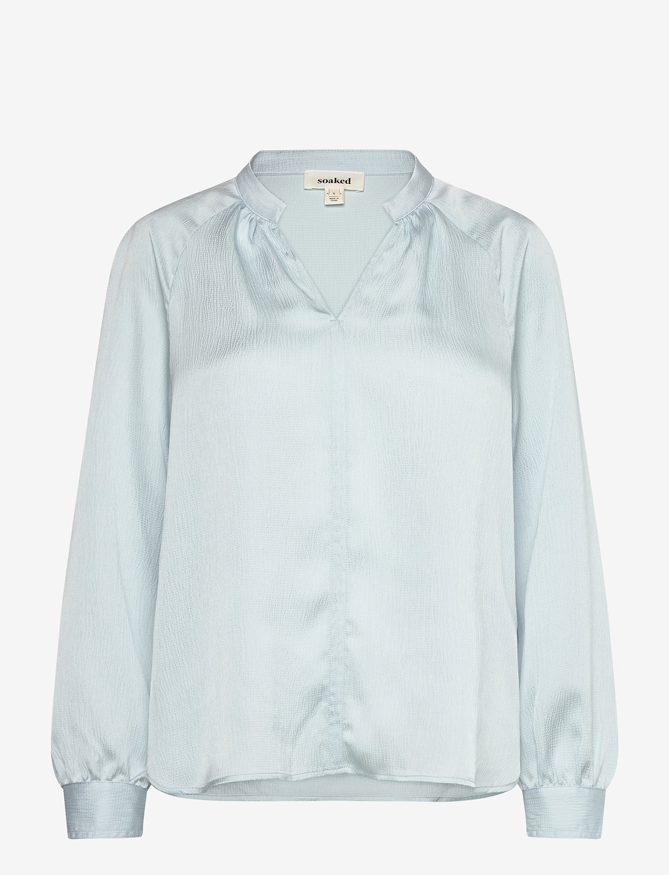 Soaked - SLIoana Blouse LS - langärmlige hemden - nantucket breeze - 1