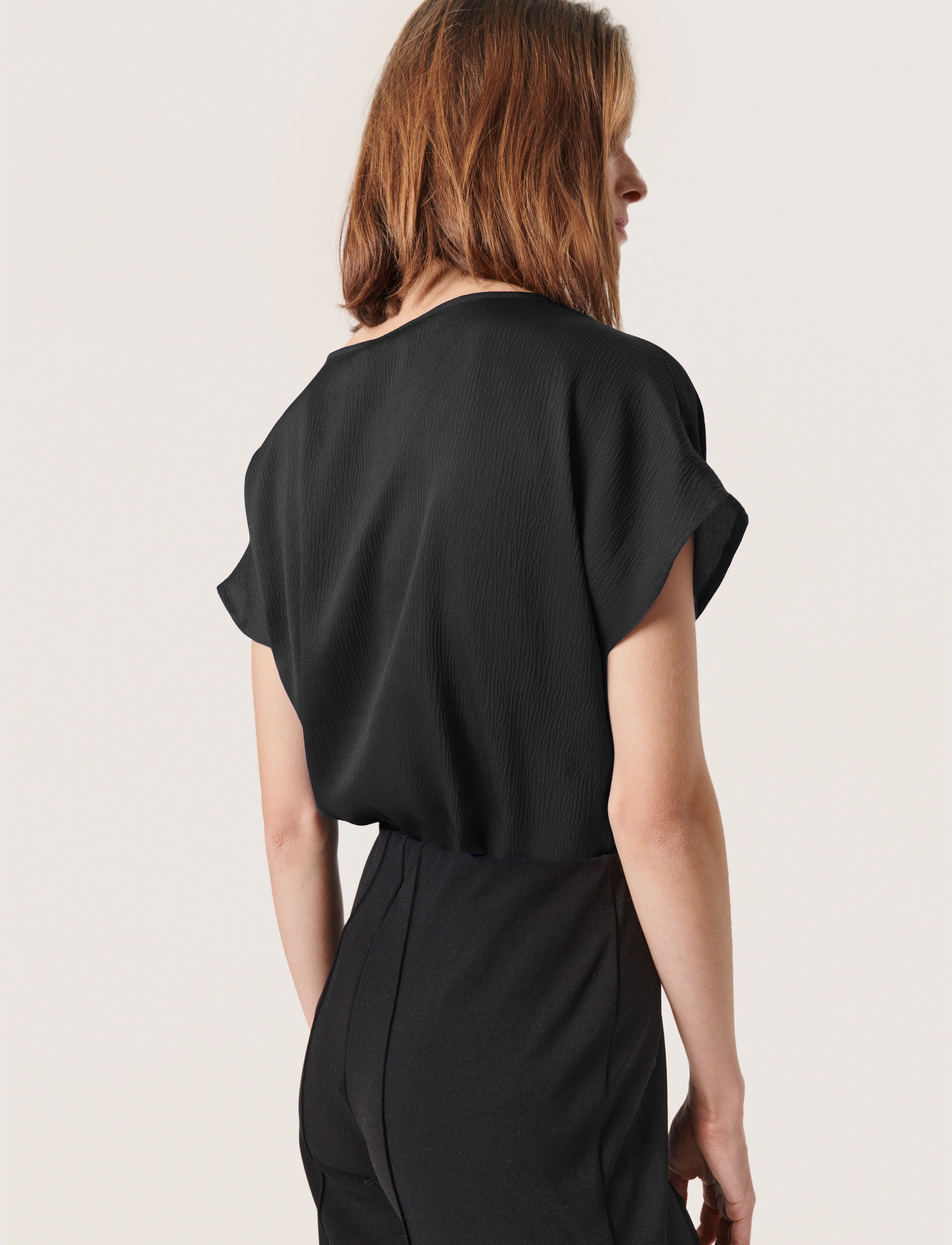 Soaked - SLIoana Marija Top - kortærmede bluser - black - 4