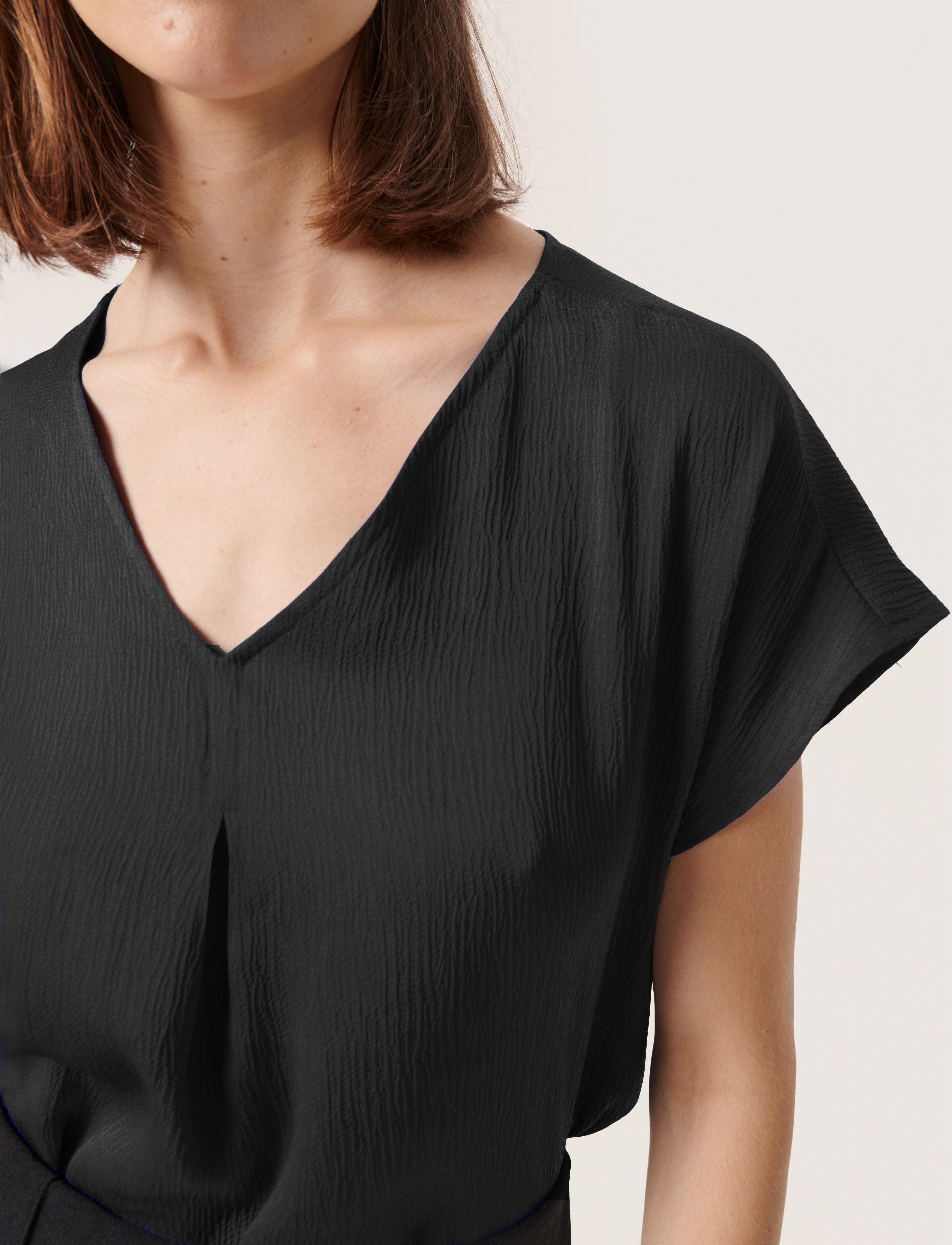 Soaked - SLIoana Marija Top - kortærmede bluser - black - 5