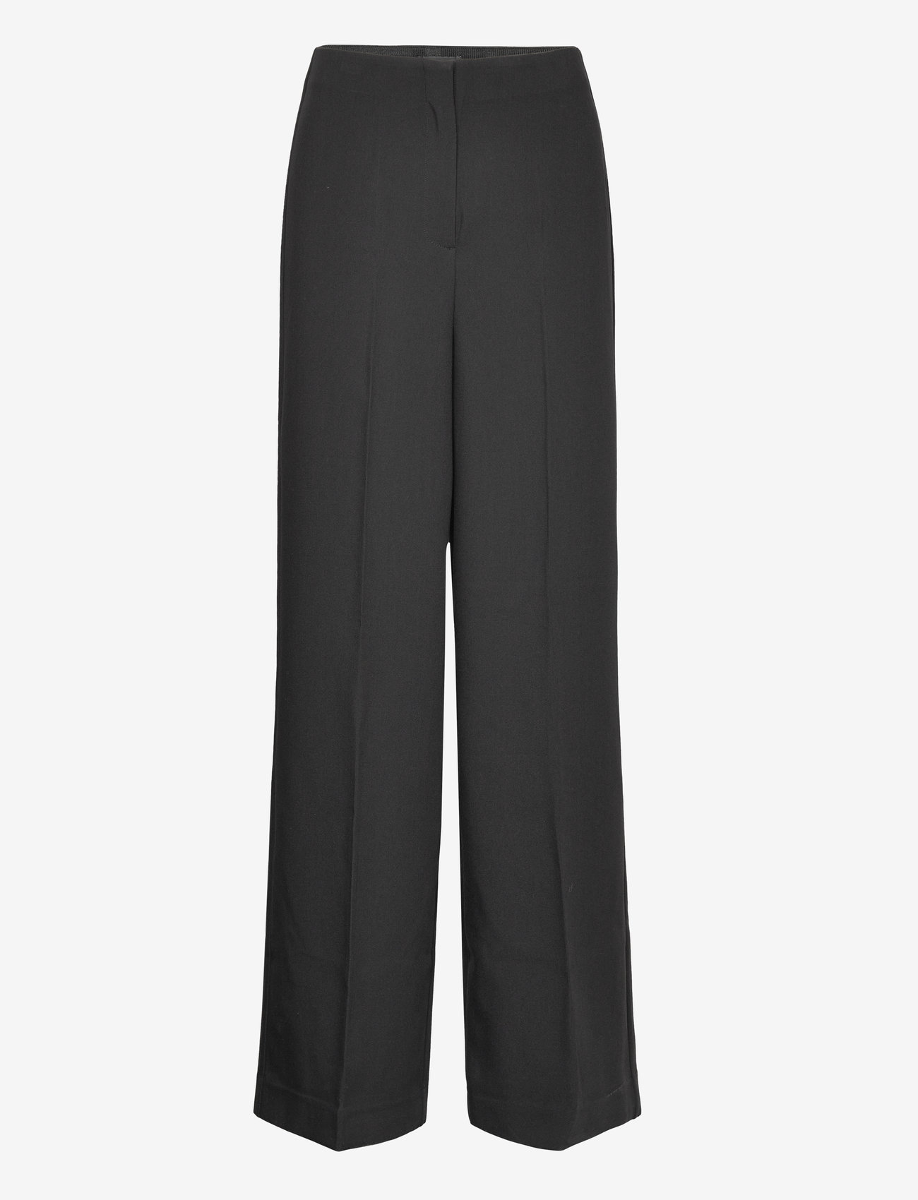 Soaked - SLCorinne Wide Long Pants - straight leg trousers - black - 1