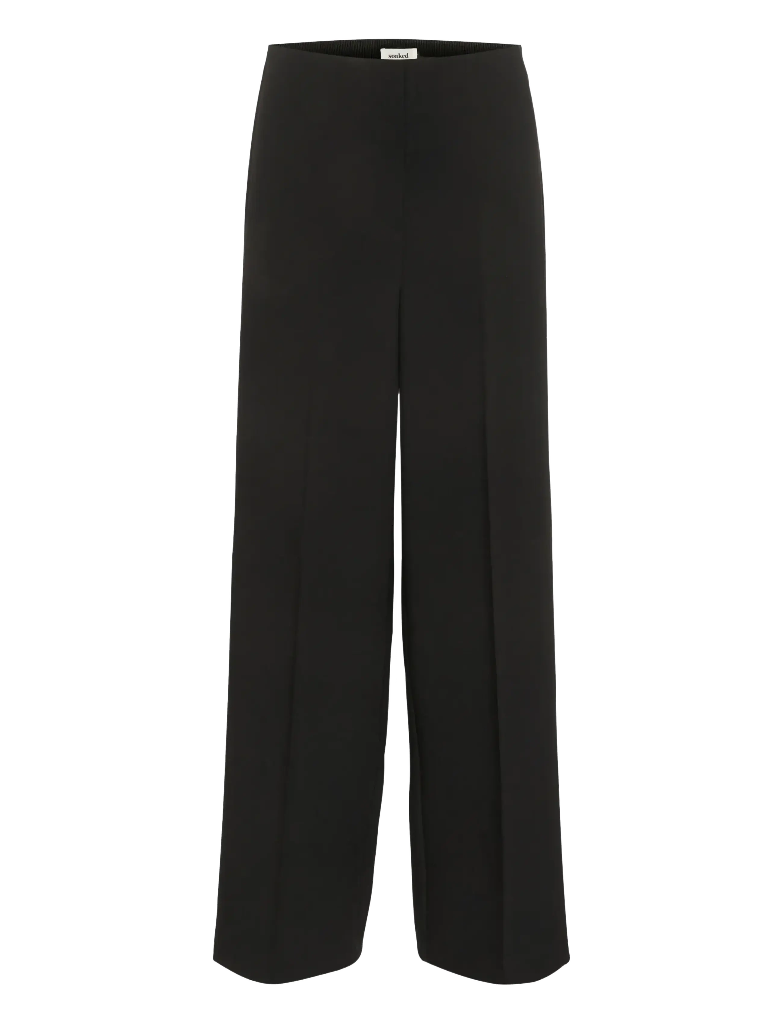 Soaked - SLCorinne Wide Long Pants - hose mit geradem bein - black - 1