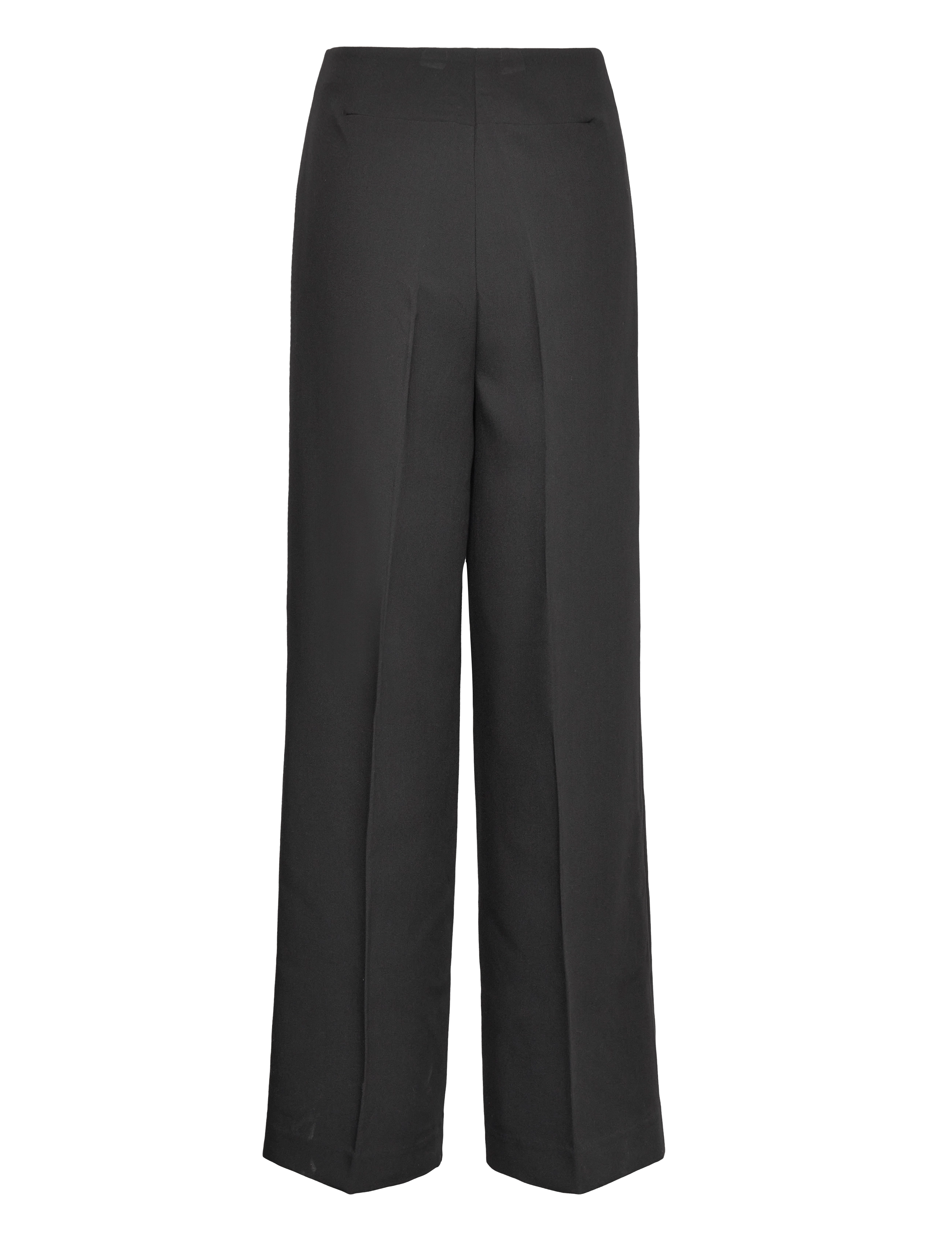 Soaked - SLCorinne Wide Long Pants - bikses ar taisnām starām - black - 2