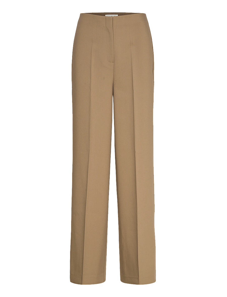 Soaked - SLCorinne Wide Long Pants - raka byxor - covert green - 0