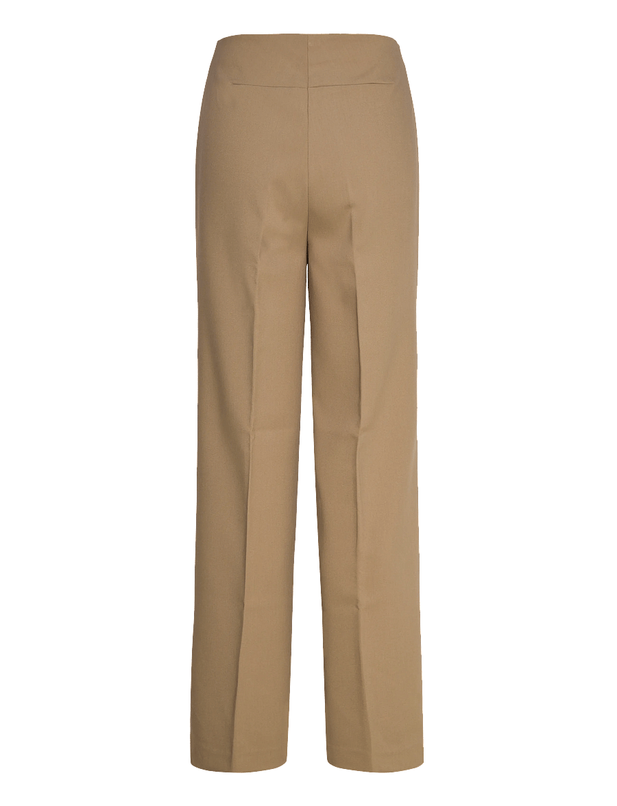 Soaked - SLCorinne Wide Long Pants - raka byxor - covert green - 1