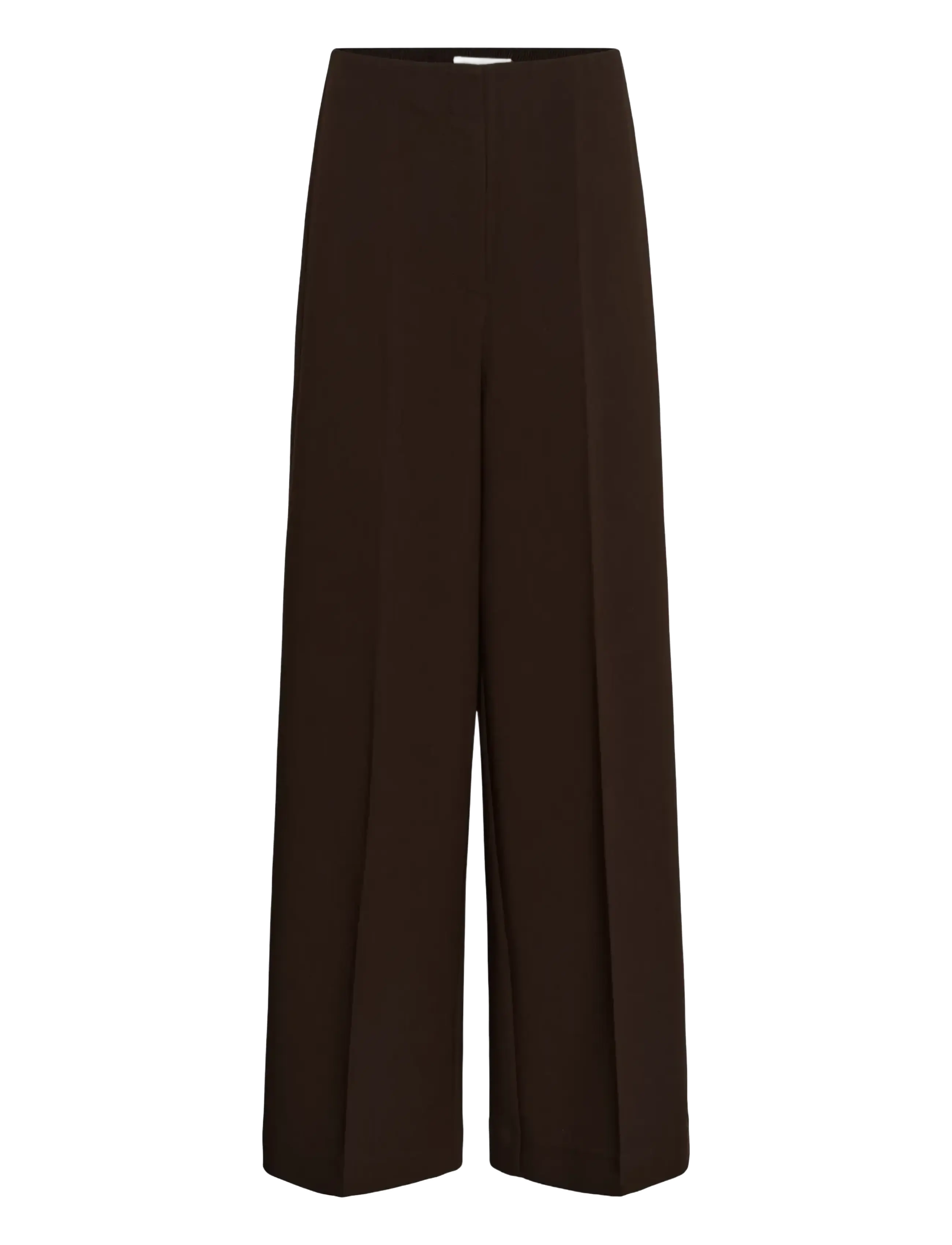 Soaked - SLCorinne Wide Long Pants - straight leg trousers - mole' - 1