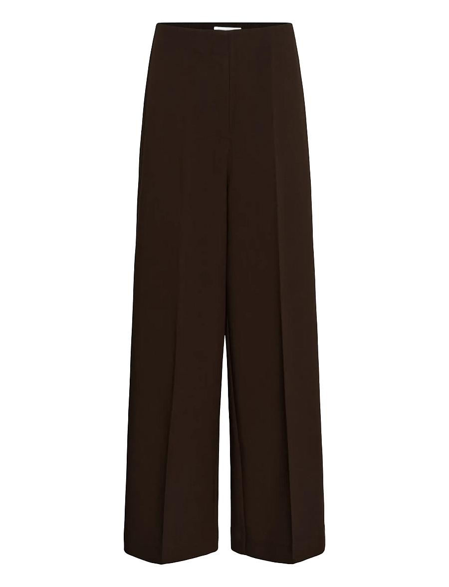 Soaked - SLCorinne Wide Long Pants - hose mit geradem bein - mole' - 1