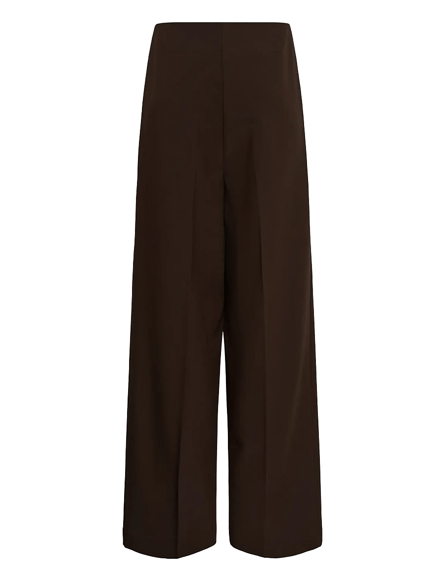 Soaked - SLCorinne Wide Long Pants - hose mit geradem bein - mole' - 2