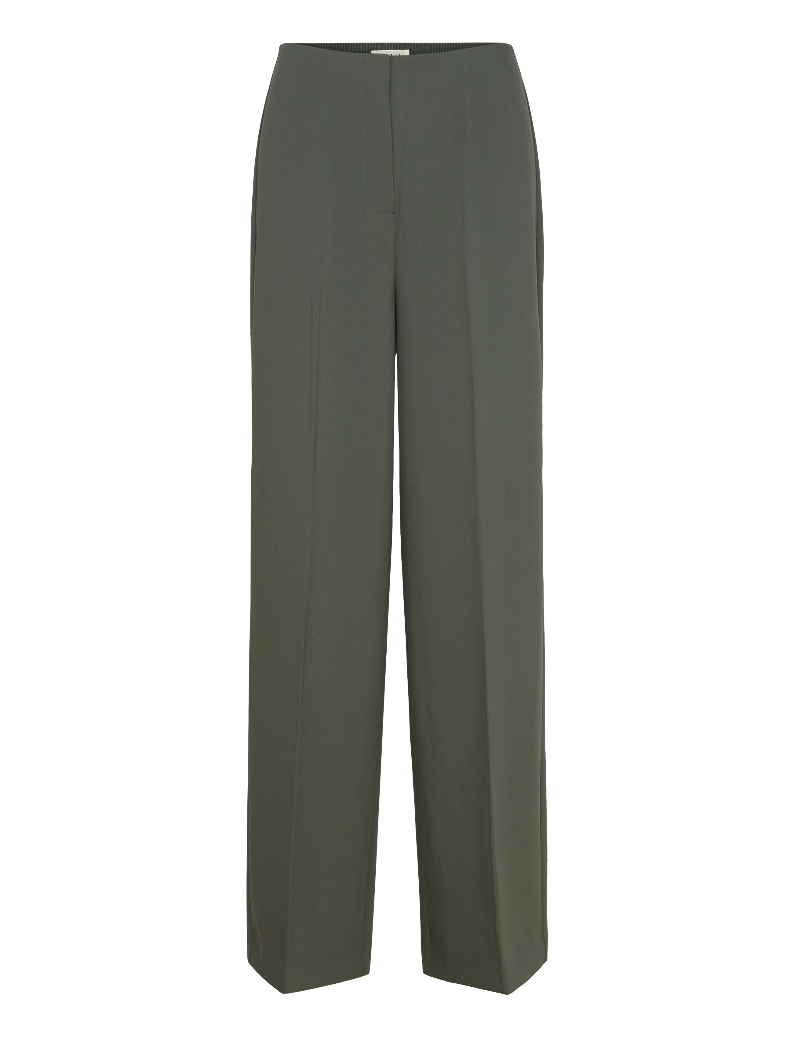 Soaked in Luxury SLCorinne Wide Long Pants - Byxor - URBAN CHIC / khaki/green
