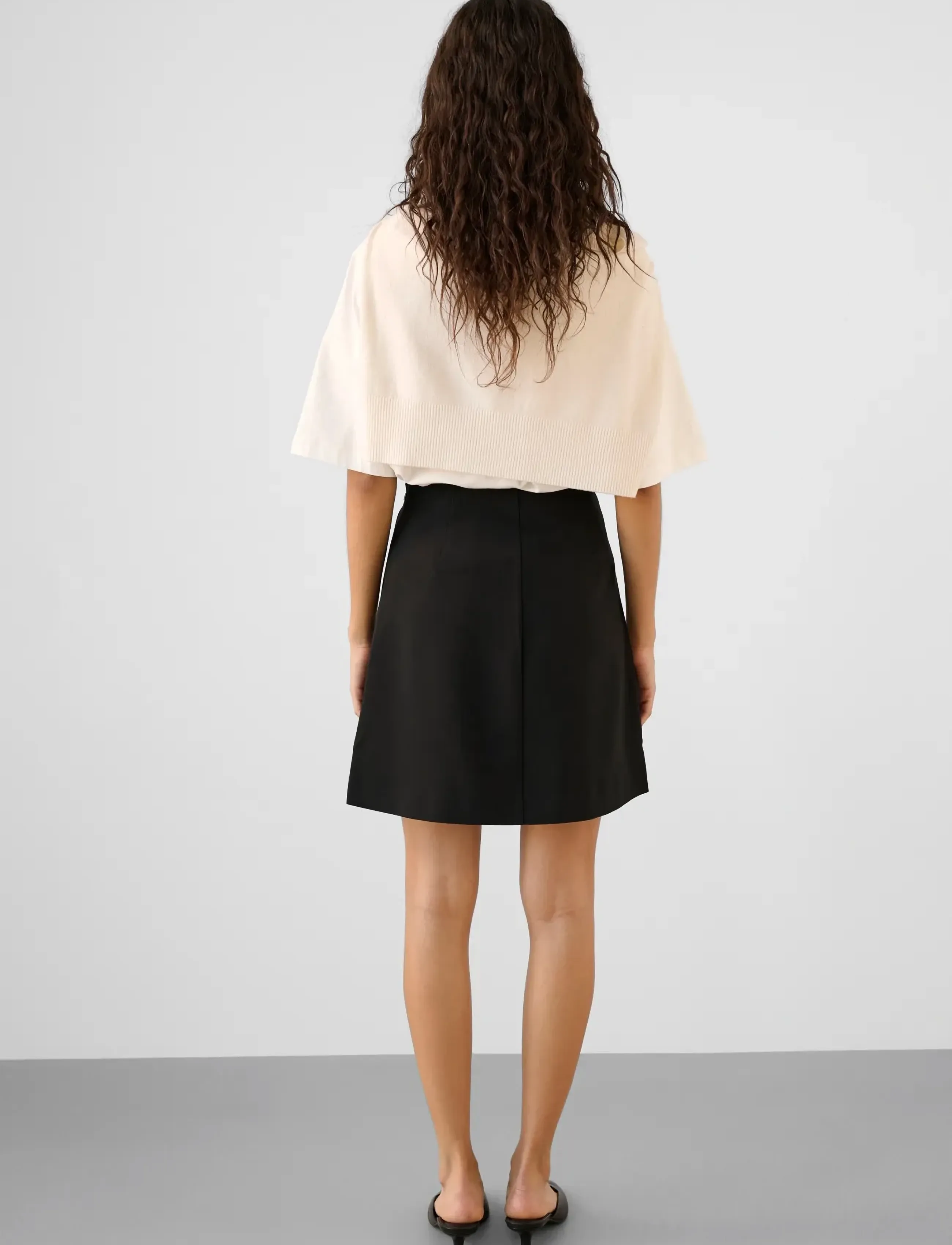 Soaked - SLCorinne Aline skirt - midi-röcke - black - 4