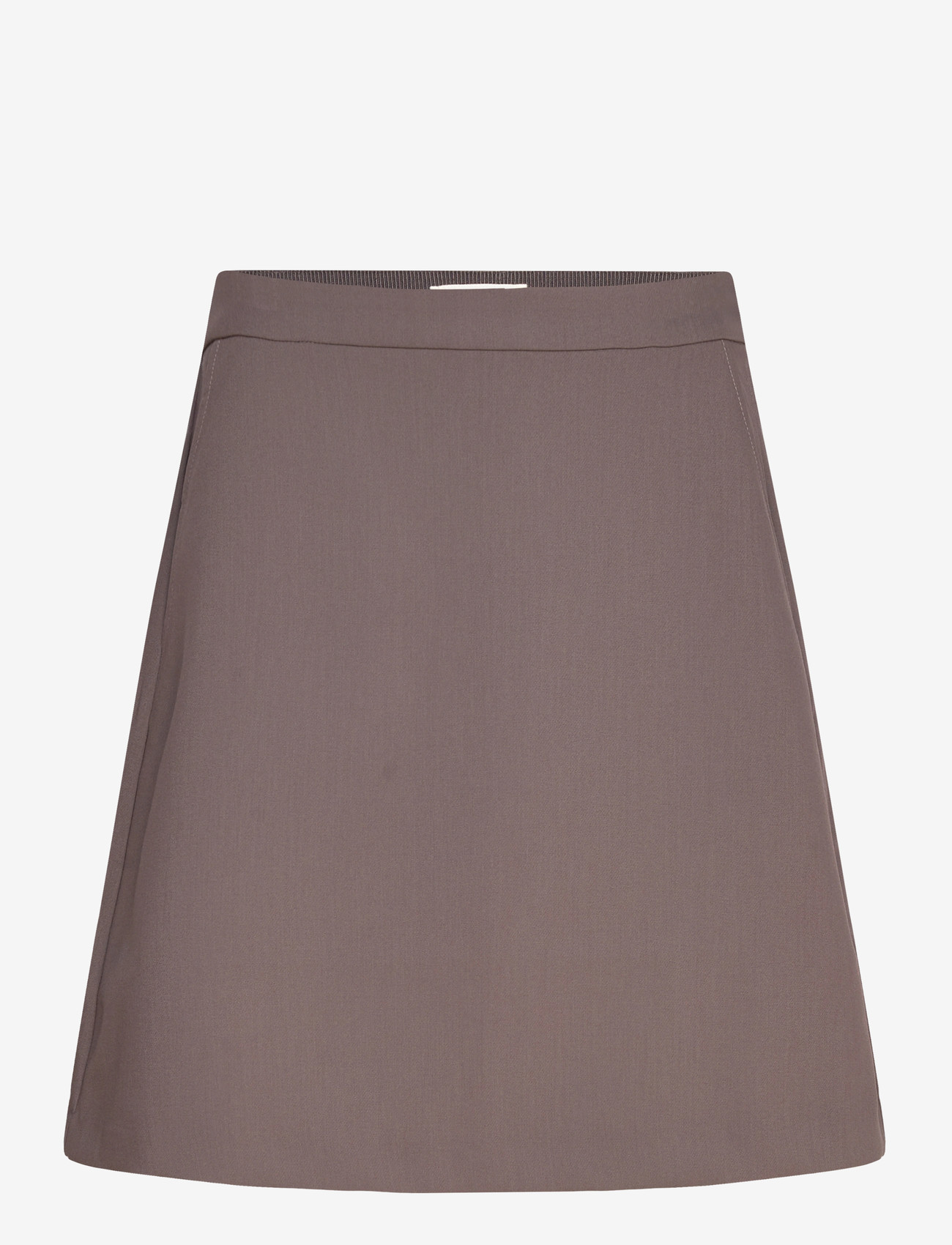 Soaked in Luxury - SLCorinne Aline skirt - midiseelikud - dark gull gray - 0