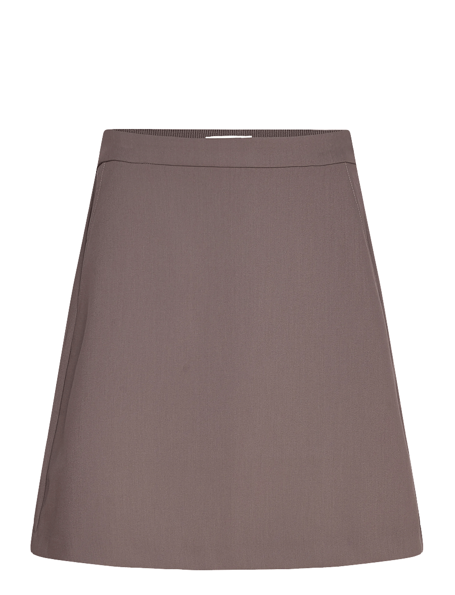 Soaked - SLCorinne Aline skirt - midi nederdele - dark gull gray - 0