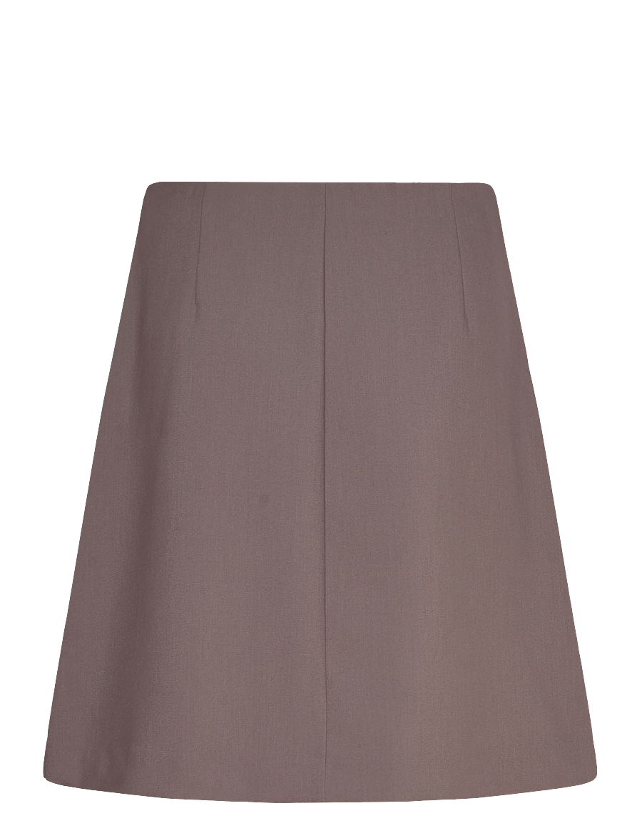Soaked - SLCorinne Aline skirt - midi nederdele - dark gull gray - 1