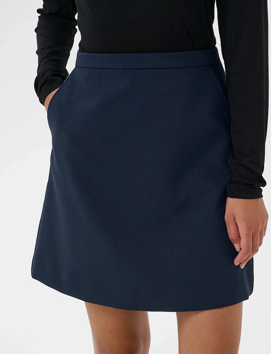 Soaked - SLCorinne Aline skirt - midi nederdele - night sky - 5