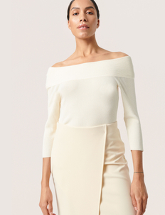 SLIndianna Offshoulder Pullover, Soaked in Luxury