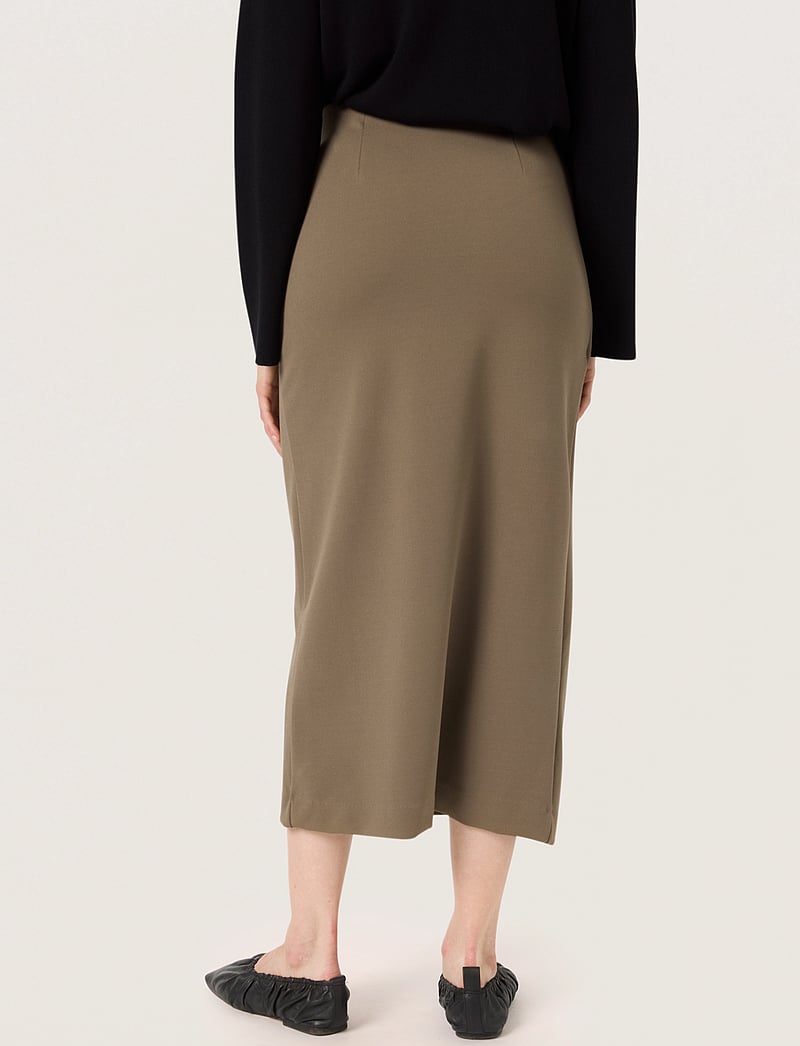Soaked in Luxury - SLBea Skirt - midi nederdele - morel - 4