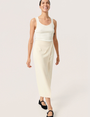 Soaked in Luxury - SLBea Skirt - pencil skirts - sandshell - 2
