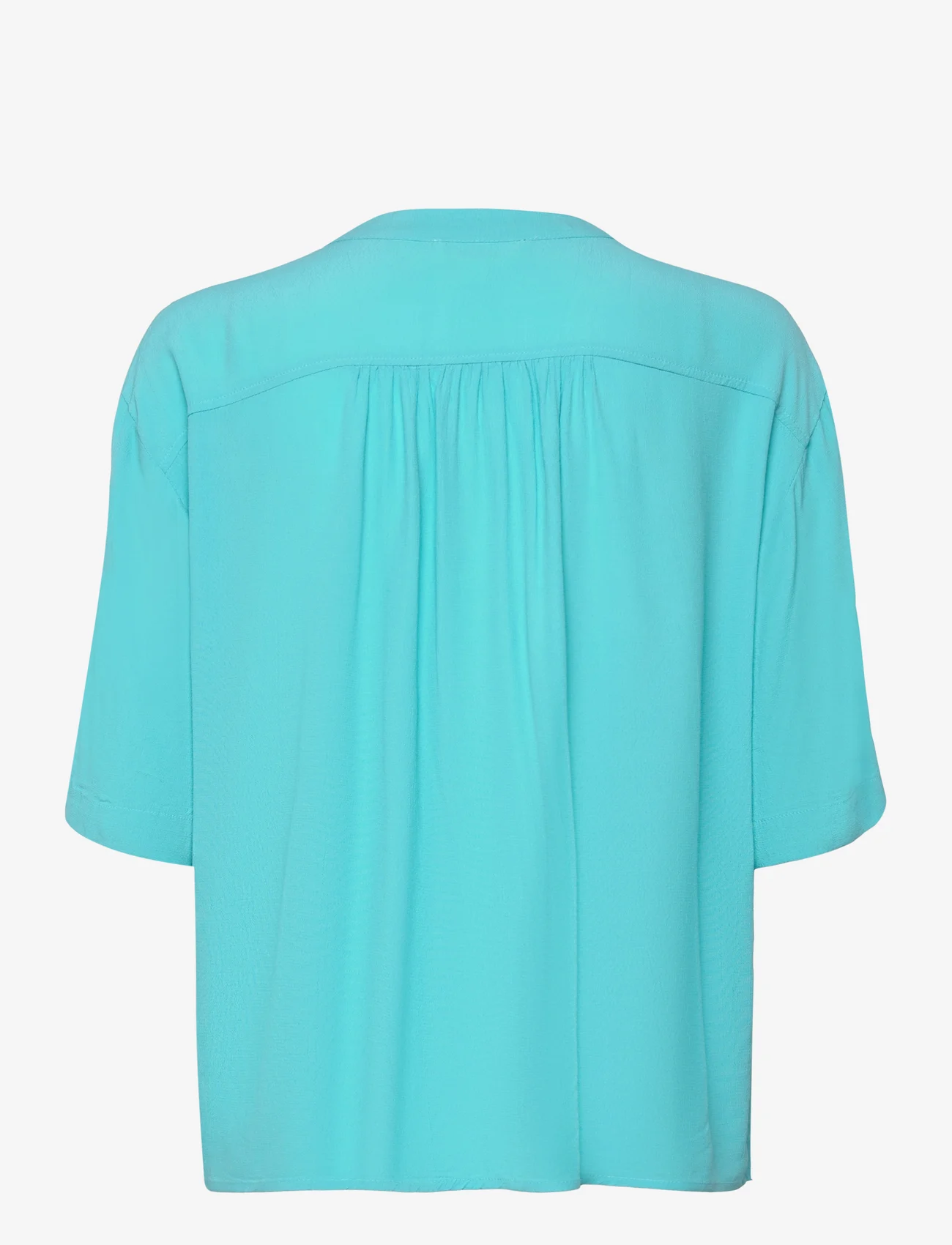 Soaked in Luxury - SLLayna Shirt SS - blouses korte mouwen - sea jet - 1