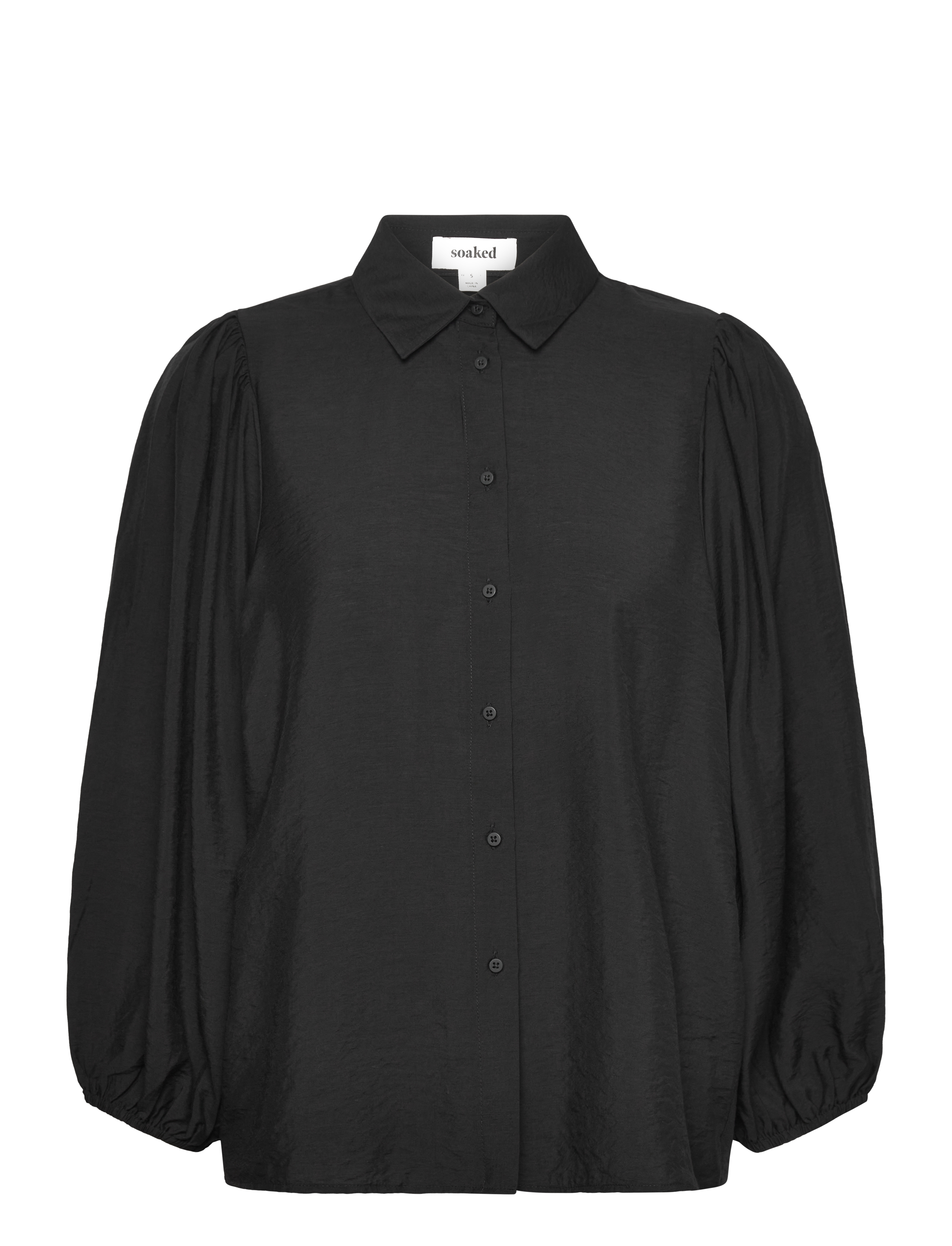 Soaked Slleodora Stefani Shirt 3/4, XL, Shirts, Schwarz - Long-sleeved, Frauen
