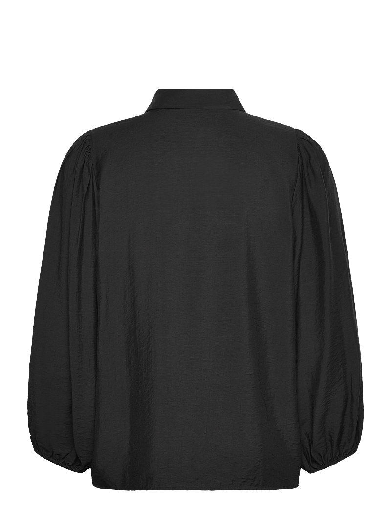 Soaked in Luxury - SLLeodora Stefani Shirt 3/4 - långärmade skjortor - black - 1