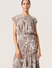 Soaked in Luxury - SLMarian Smock Dress - summer dresses - walnut lines - 0