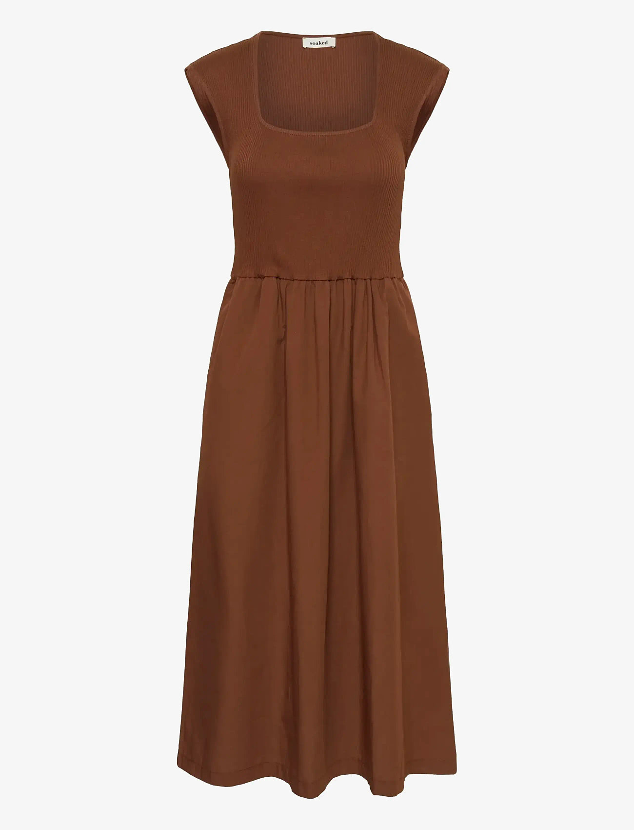 Soaked - SLSimone Phoebe Dress - sommerkjoler - cappuccino - 1