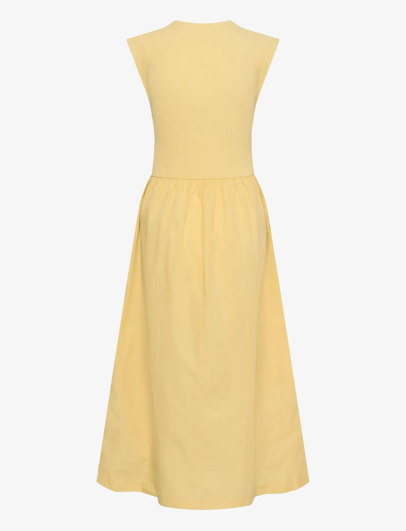 Soaked - SLSimone Phoebe Dress - suvekleidid - reed yellow - 2