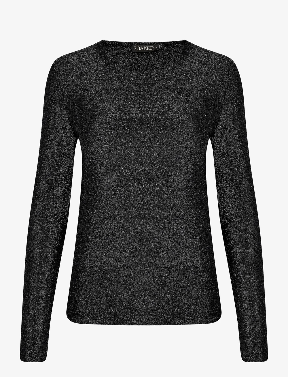 Soaked in Luxury - SLSkylara Round Neck LS - pikkade varrukatega alussärgid - black - 1