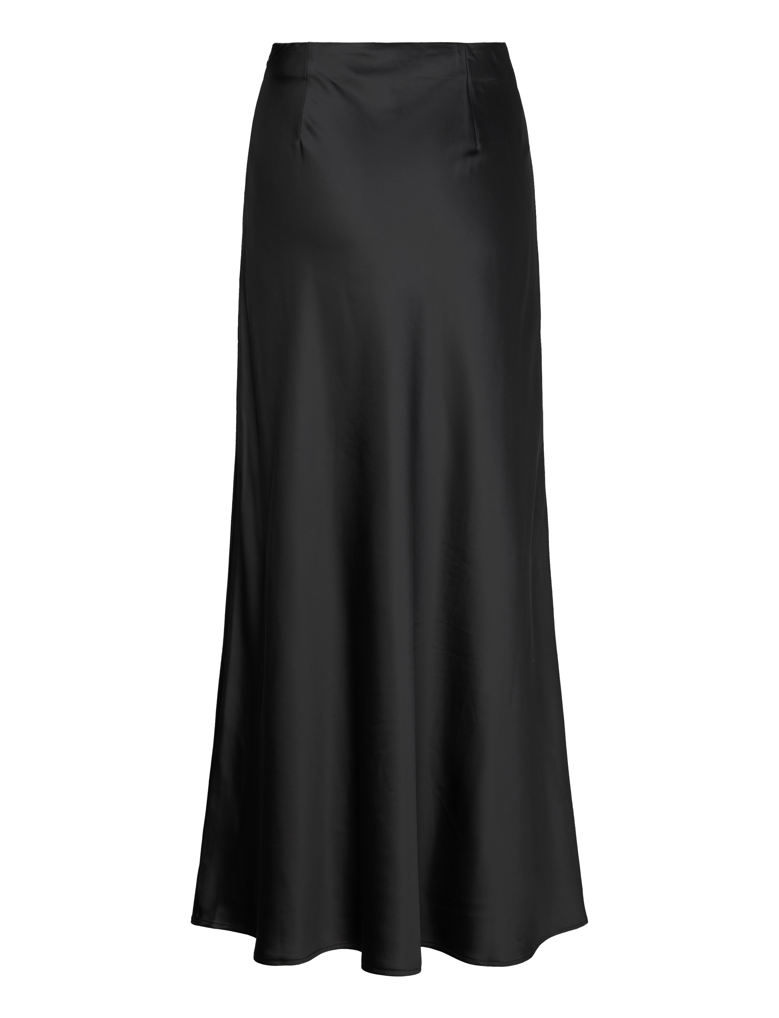 Soaked - SLAnna Skirt - satengskjørt - black - 2