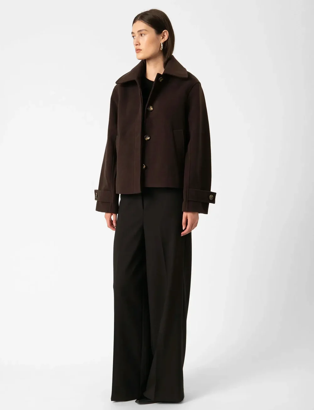 Soaked in Luxury - SLRubie Akeleje Jacket - winter jackets - chocolate torte - 3