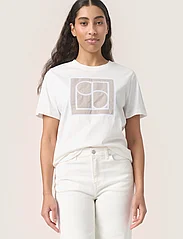 Soaked in Luxury - SLAnni Tee - t-shirts - broken white - 0
