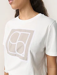 Soaked in Luxury - SLAnni Tee - t-shirts - broken white - 5