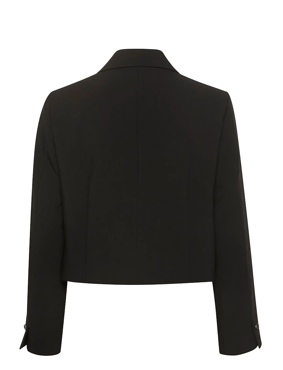 Soaked - SLCorinne Cropped Blazer - korte blazere - black - 2