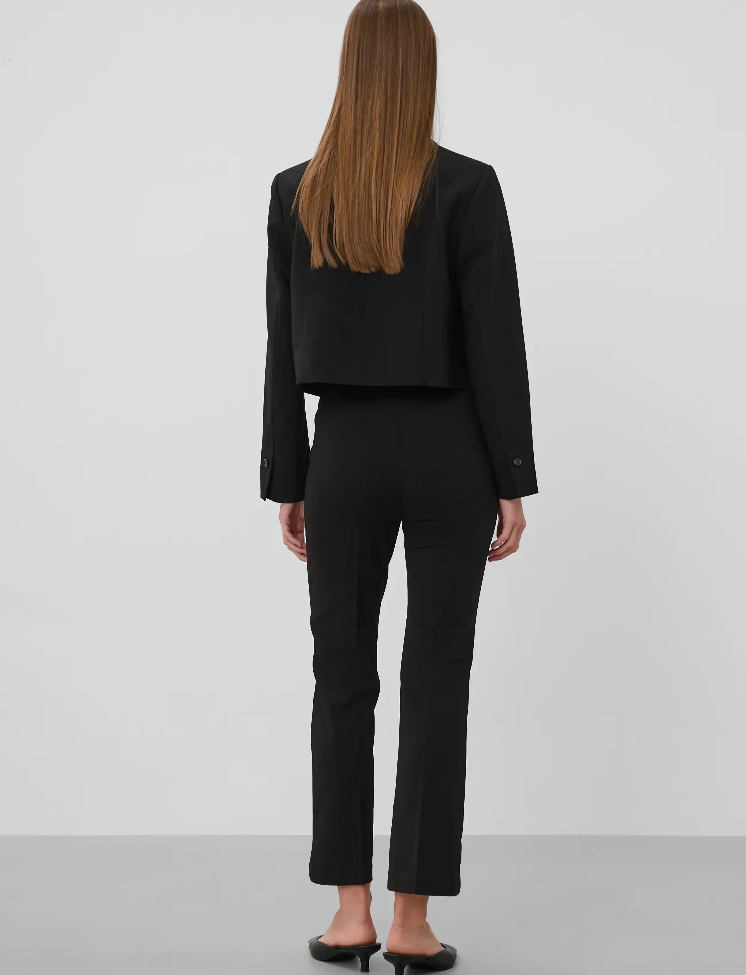 Soaked - SLCorinne Cropped Blazer - korte blazere - black - 4