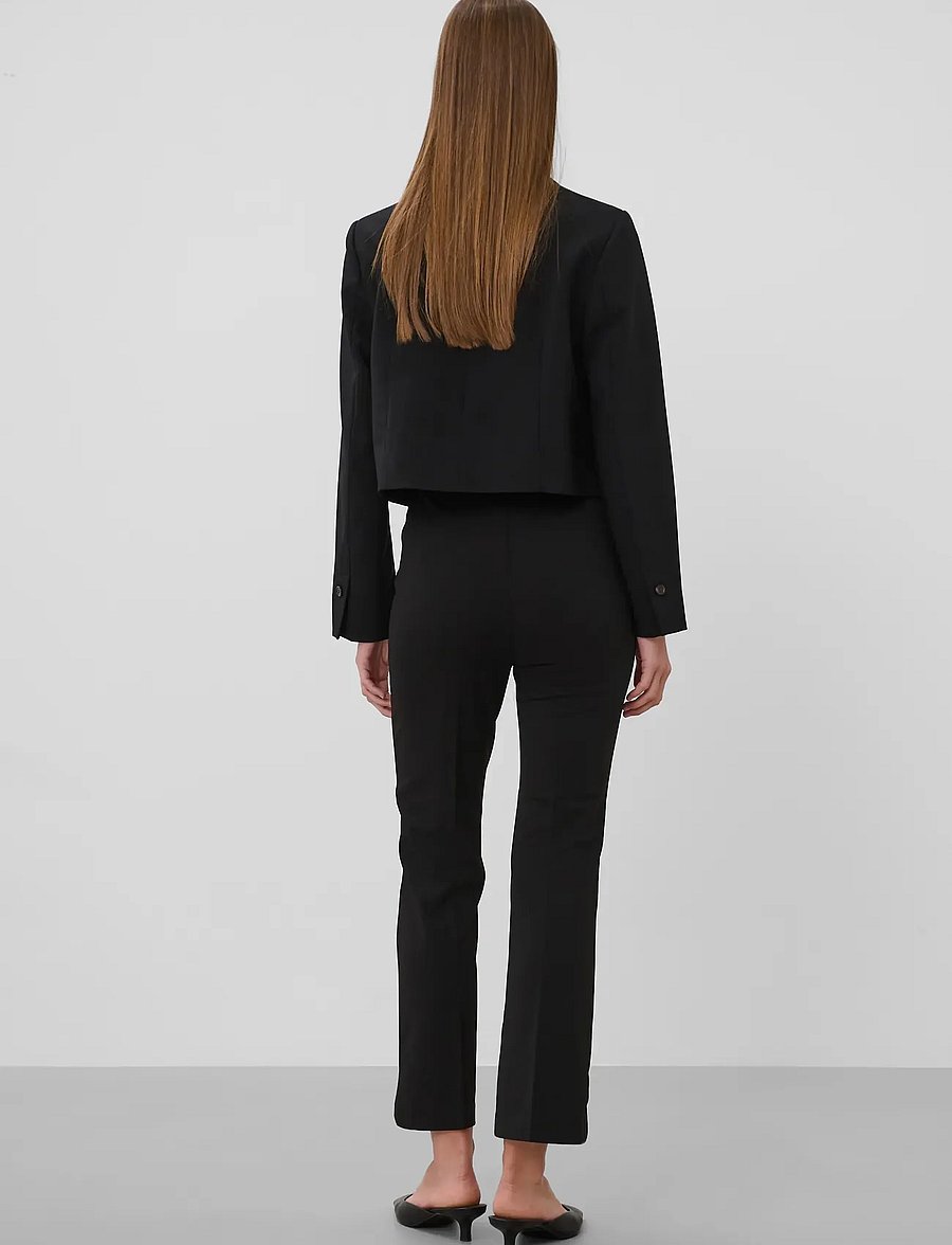 Soaked - SLCorinne Cropped Blazer - korte blazere - black - 4