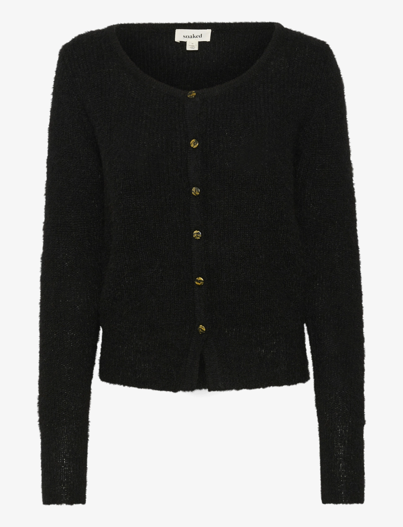 Soaked SLTuesday Petit Cardigan - Strik - BLACK / black