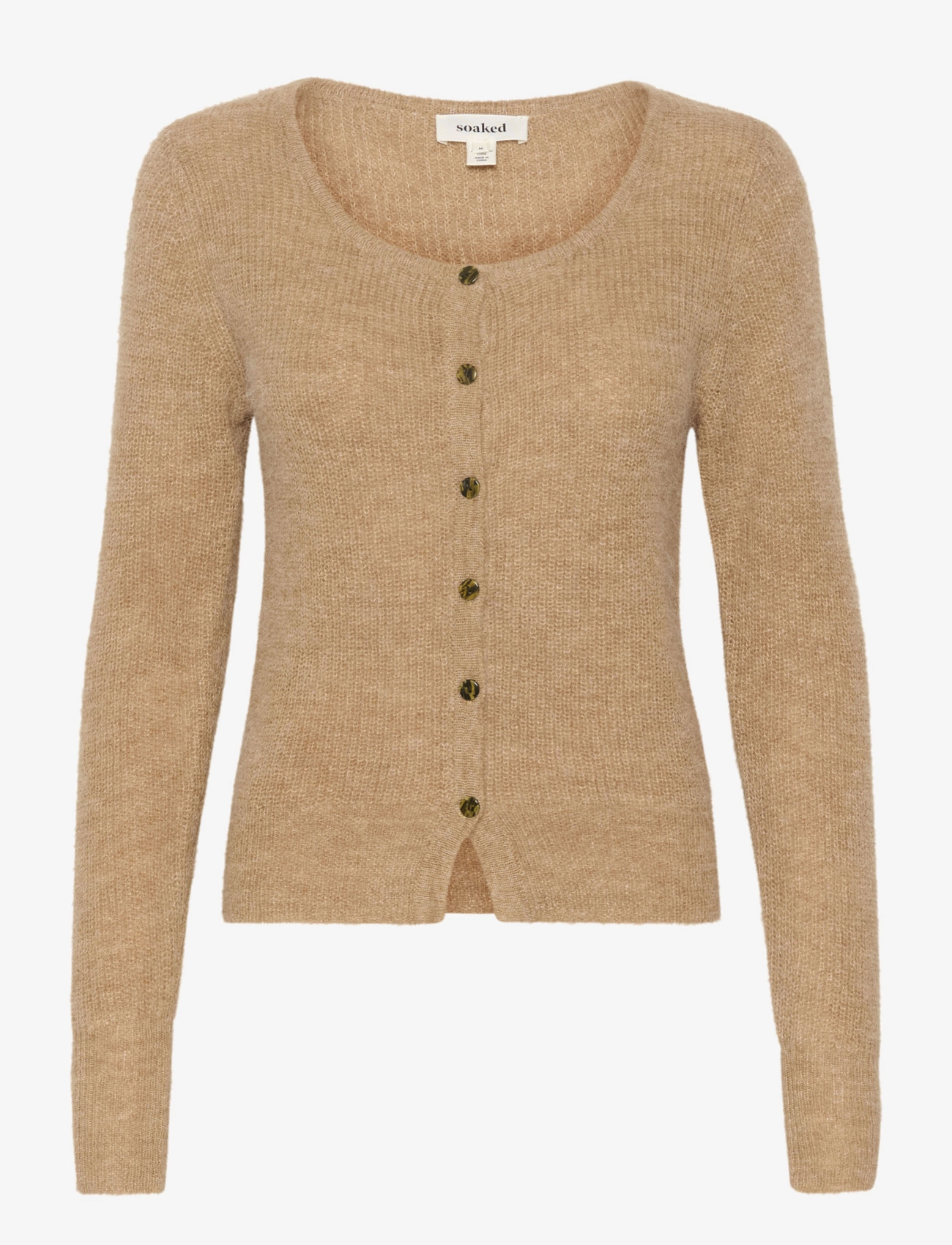 Soaked SLTuesday Petit Cardigan - Strik - BURRO / beige