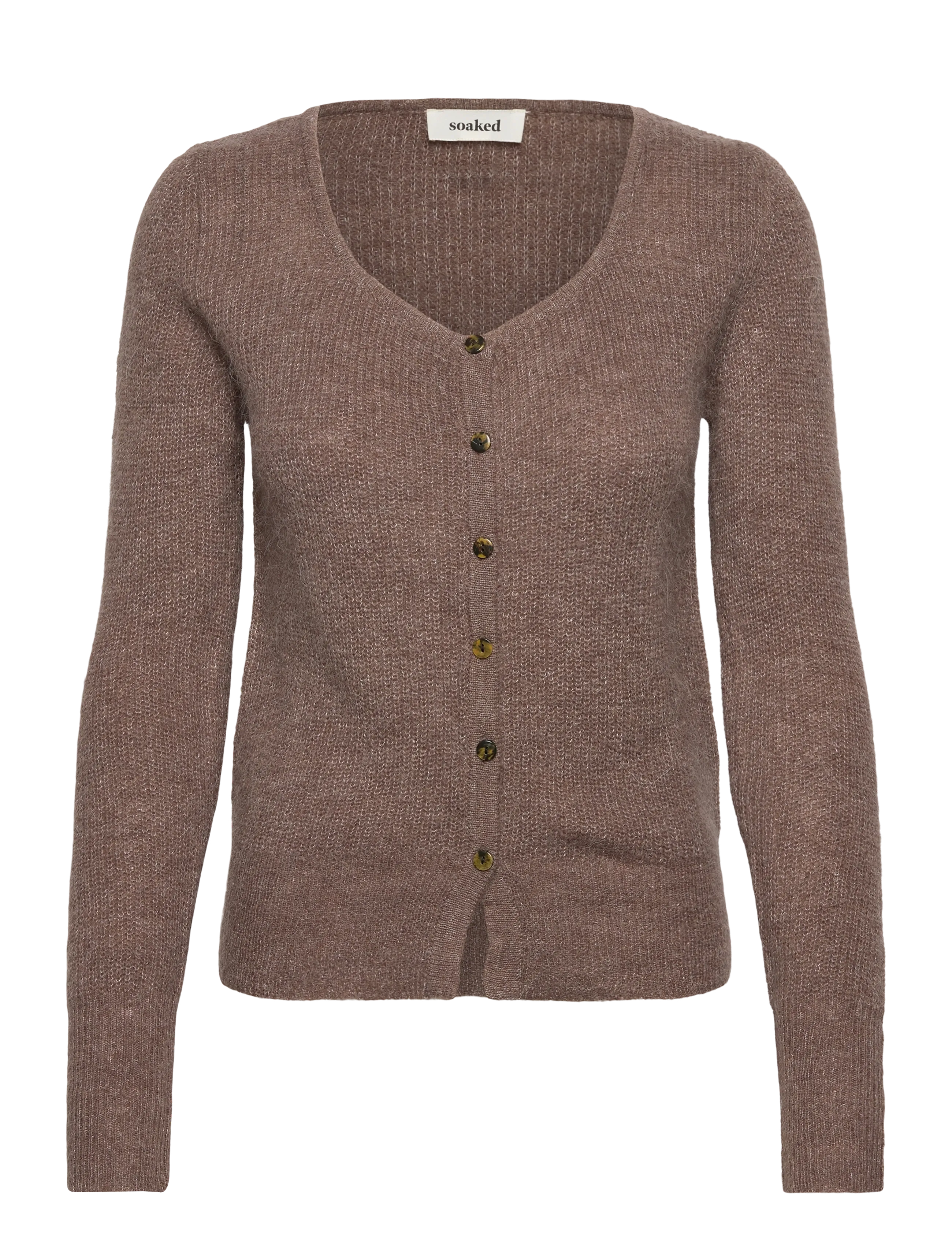 Soaked SLTuesday Petit Cardigan - Transitional Layering - WALNUT / brown